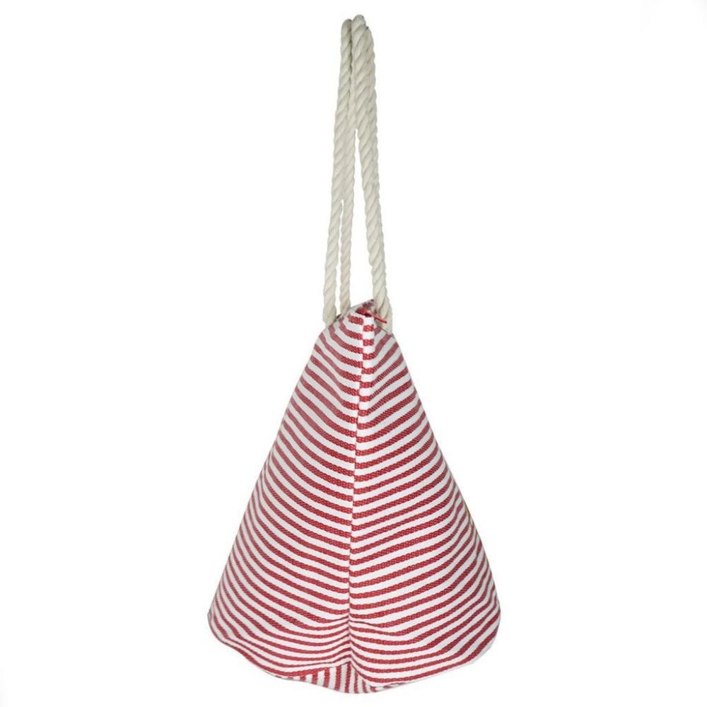 Gold glitter flamingo beach bag with rope handle - Picture 2 of 2